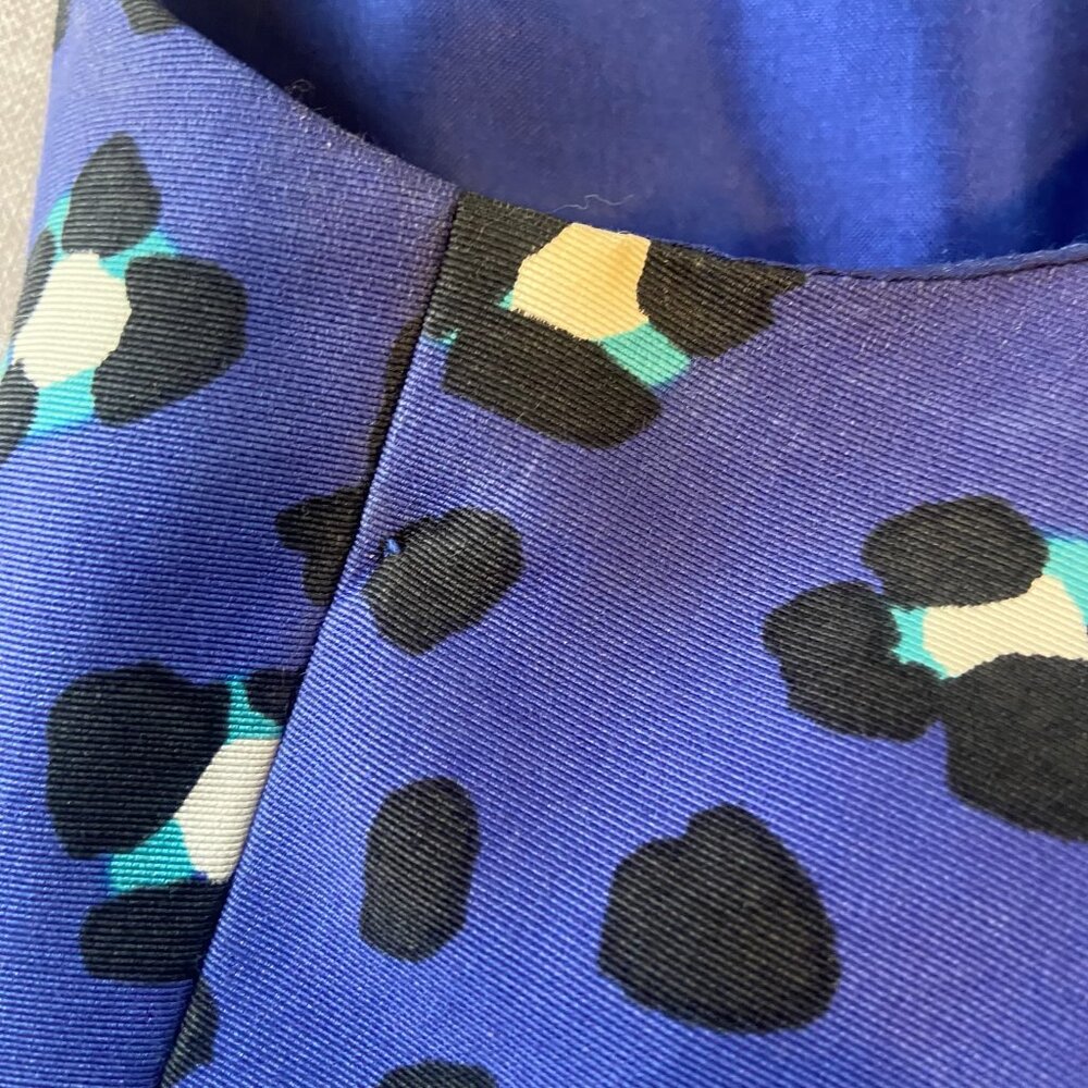 EUC Kate Spade Silk Blend Dawson Cyber Cheetah Sz 6 - Picture 6 of 10